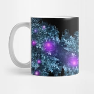 Evergreen Galaxy Trees Spaceship Mug